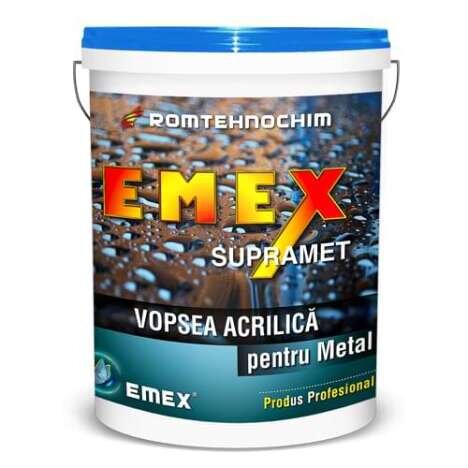 Vopsea Acrilica Metal ?Emex Supramet? - Galben - Bid. 4 Kg